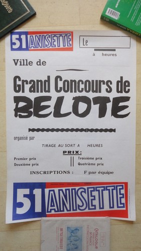 Affiche publicitaire pastis - affiche,