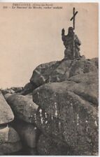 CPA - TREGASTEL - Le Sauveur du Monde, rocher sculpté