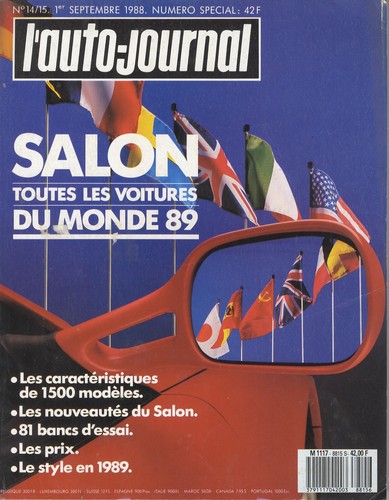 Auto journal 09 - l'auto, 01/09/1988