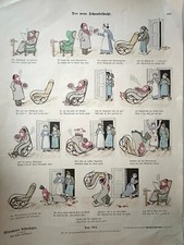 IMAGE ALLEMAGNE BRAUN ET SCHNEIDER " LA NOUVELLE CHAISE A BASCULE  "  N° 811