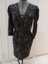 Robe courte noire imprimée MORGAN taille M