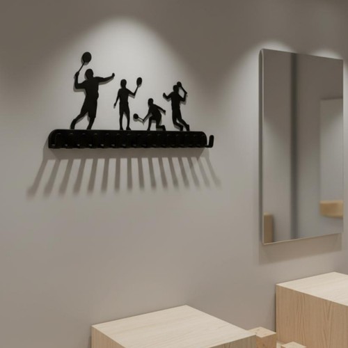Porte raquette badminton - porte-raquette,