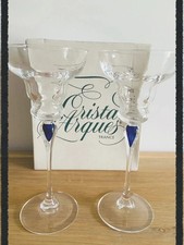 Lot 2 Grands verres à pied