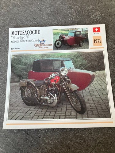 Carte fiche moto - carte,
