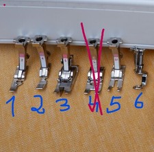 Pieds de biche Bernina les nouveaux modelés Vendu a la piece