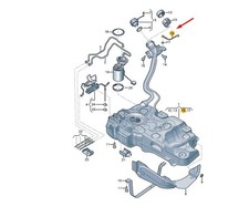 SEAT LEON KL1 MK4 Ligne de Terre 5WA201142D NOUVEAU ORIGINE