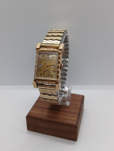Vintage bulova tuxedo - tuxedo, 10k