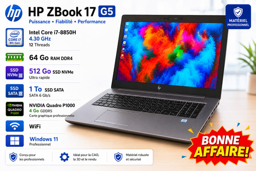Zbook i7 8850h - 17, i7-8850h