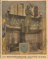 LA BIENHEUREUSE JEANNE D' ARC ILLUSTRATION 1912