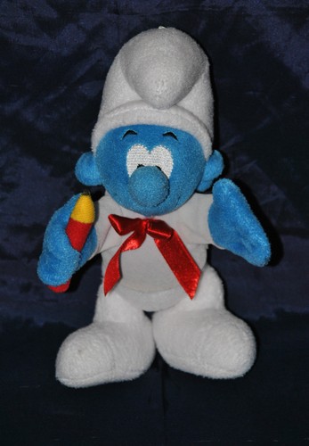 Peluche doudou schtroumpf - doudou,