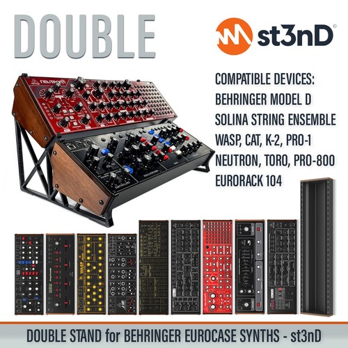 Double support pour synthés - double,