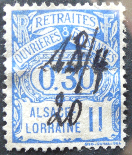 Timbres fiscaux 1917 - :, 1917/19