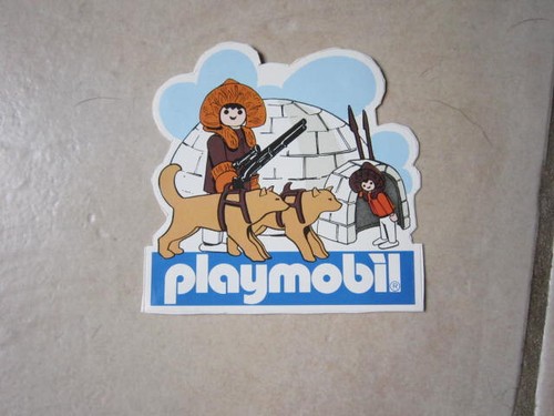 Sticker playmobil autocollant - sticker,