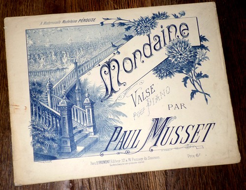 Mondaine valse pour piano - pour, 1900