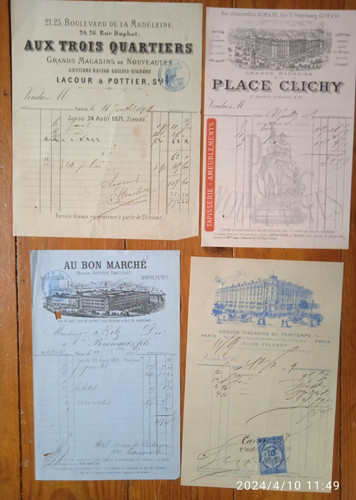 Factures anciennes grands - 4,