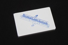 Vintage jeu de 32 cartes publicitaires Rivoire & Carret Lustucru sous blister