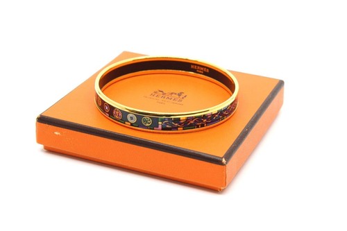 Bracelet hermes émail bleu - émail,