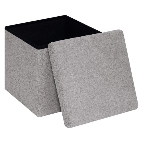 Pouf cube rangement pliable - pouf, de