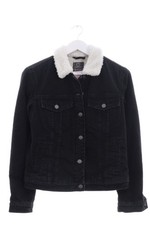 PRIMARK Veste en jean Dames Veste T EU 34 noir style décontracté