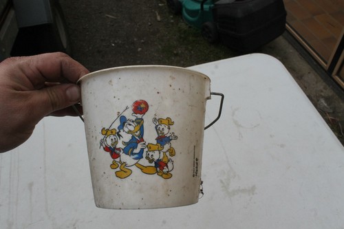 Ancien pot seau vide disney - seau,