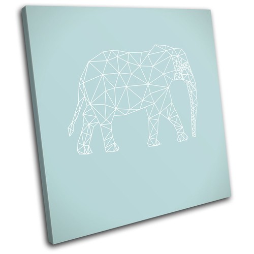 Geometric elephant animals - elephant,