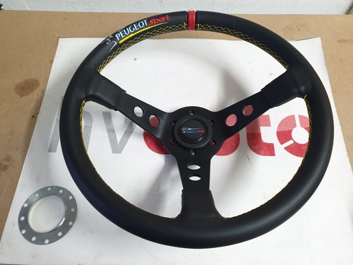 Volant sport cuir peugeot - cuir,