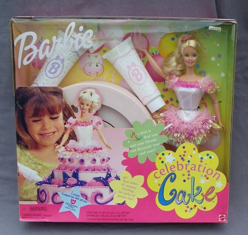 Barbie celebration cake gateau - barbie,
