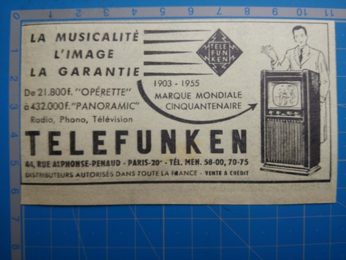 Telefunken operette panoramic - telefunken,