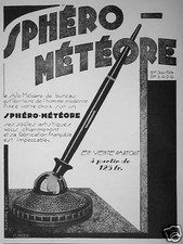 Publicité sphéro météore - sphÉro,