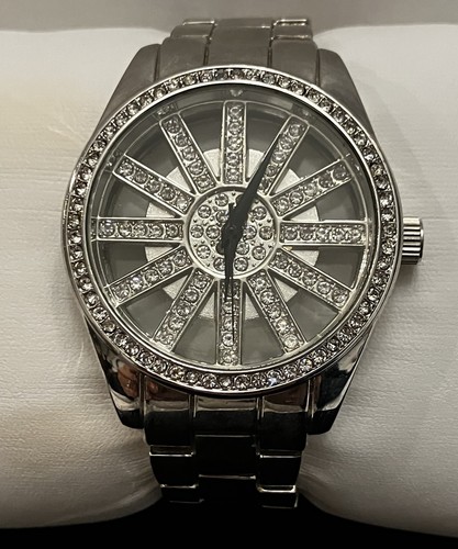 Silver ladies iced out - iced,
