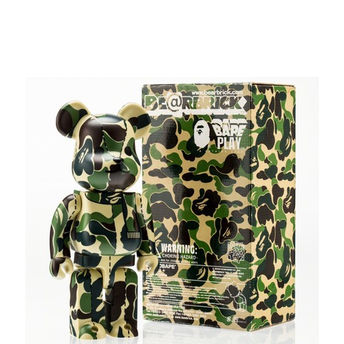 Bearbrick 400 bape play camo - bape,