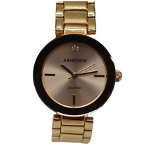 Montre Femme Armitron À Cadran En Diamant Or Rose