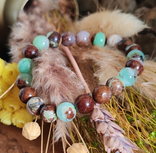 Bracelet chrysoprase de - chrysoprase,