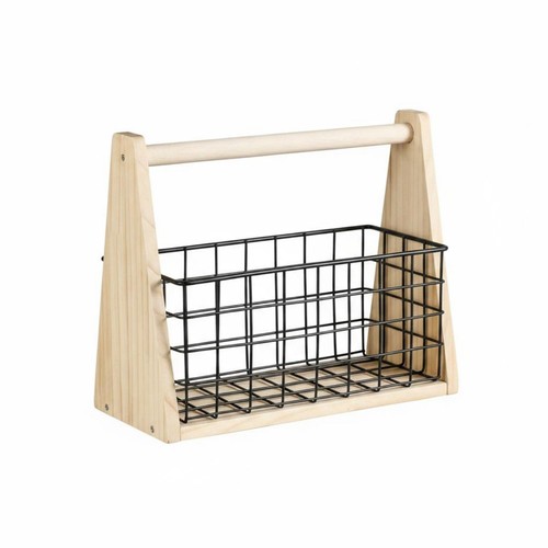 Panier bois métal - panier,