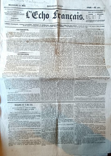Vieux journal l - journal, l'echo
