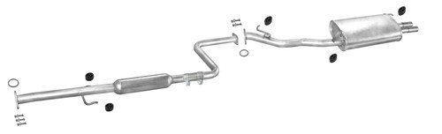 Pot échappement pour honda - pot,