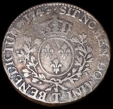 Ecu 1743 Louis XV