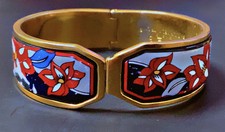 Rare Grès Paris by Frey bracelet vintage Michaela Frey pour Grès Paris enamel 