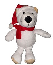 Peluche doudou ours blanc