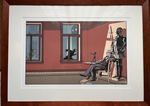 Schuiten rare sérigraphie - schuiten,