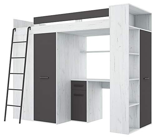 Armoire lit mezzanine - lit,
