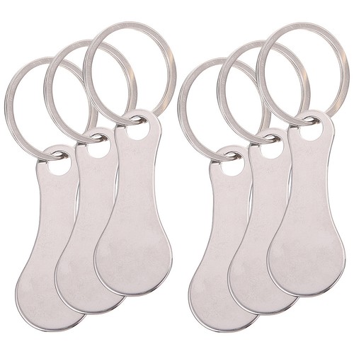 6pcs clés anneaux magasin - 6pcs,