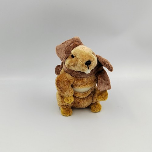 Doudou marmotte marron lascar - marron,