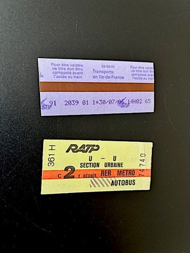 Lot tickets métro - lot,