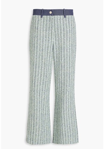 Maje tweed look flared - flared, pants