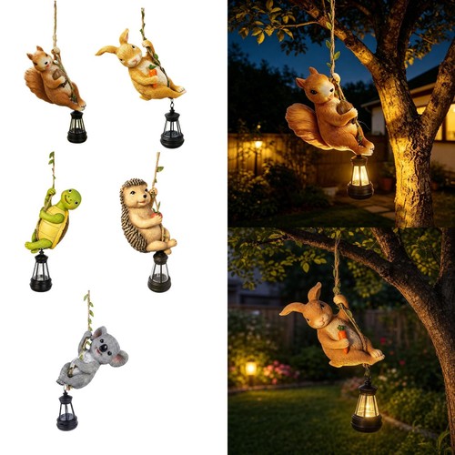 Statue lumineuse solaire
