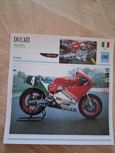 Ducati 750 1985 fiche - tt,