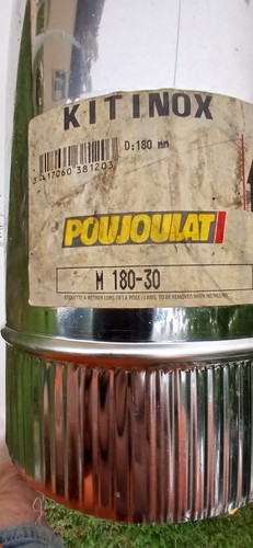 Tuyau poujoulat 180 - , pour
