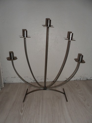 Chandelier bougeoir artisanal - bougeoir,