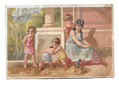 Ancien chromo publicitaire - ancien,